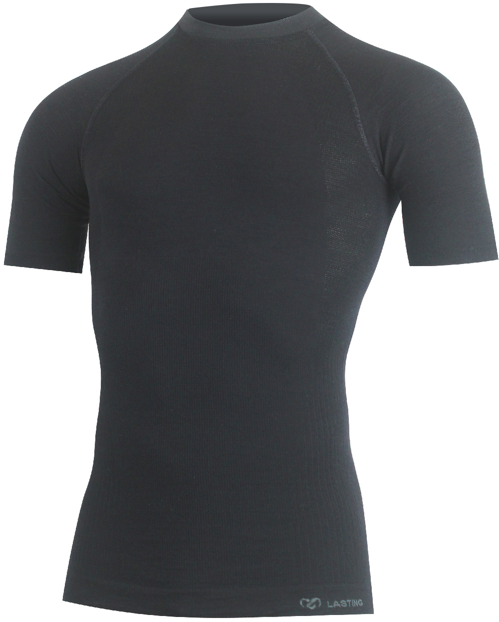 Lasting pánske merino tričko WABEL 9999 čierne Veľkosť: S/M
