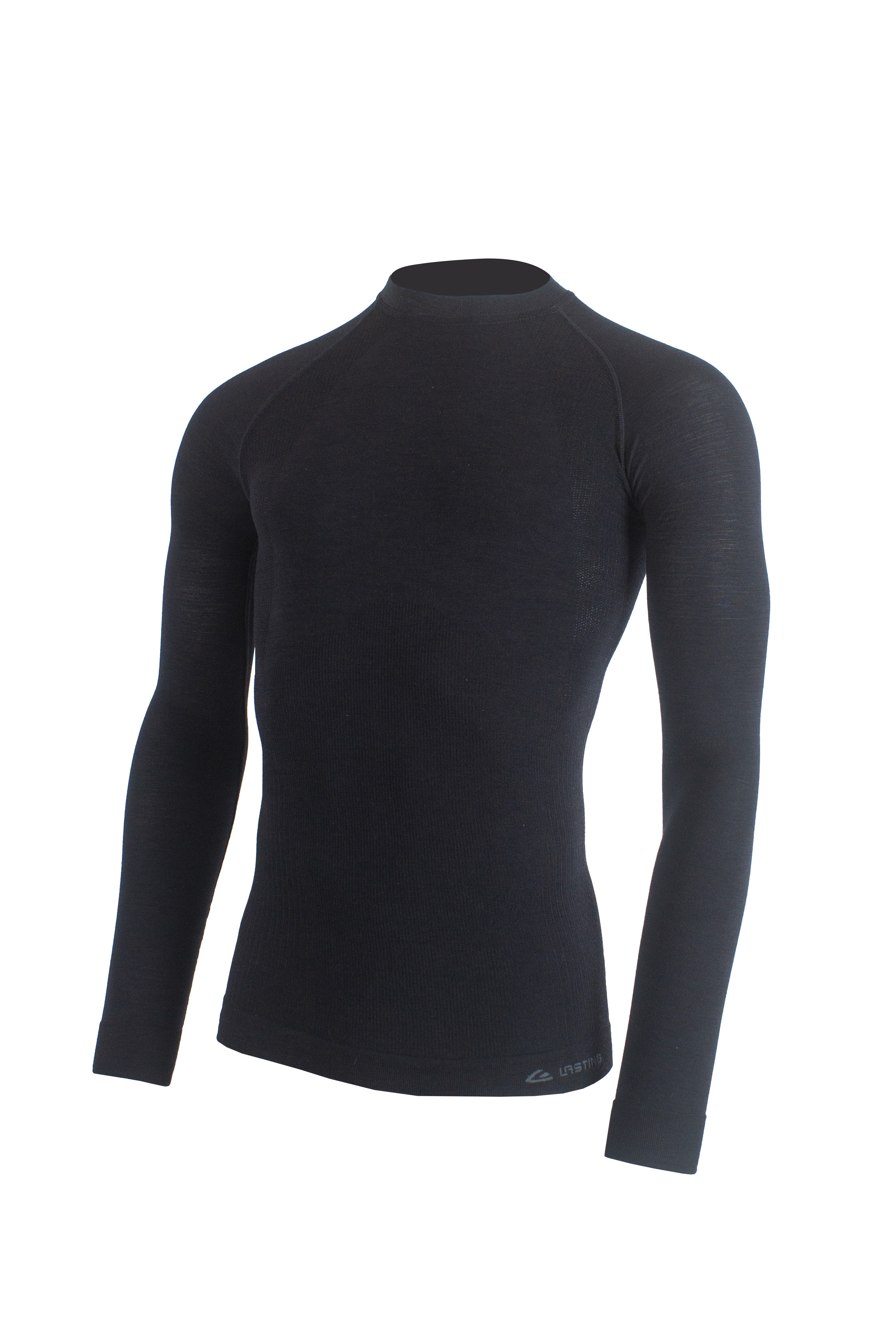 Lasting pánske merino tričko WAPOL 9999 čierne Veľkosť: L/XL