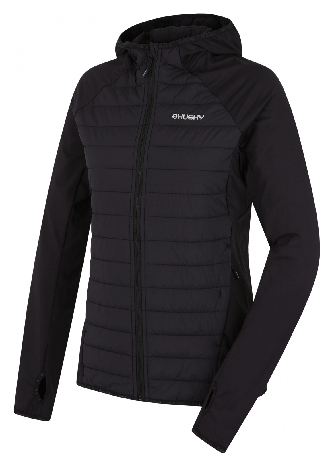 Husky Dámska hybrid mikina Arya L black Veľkosť: L