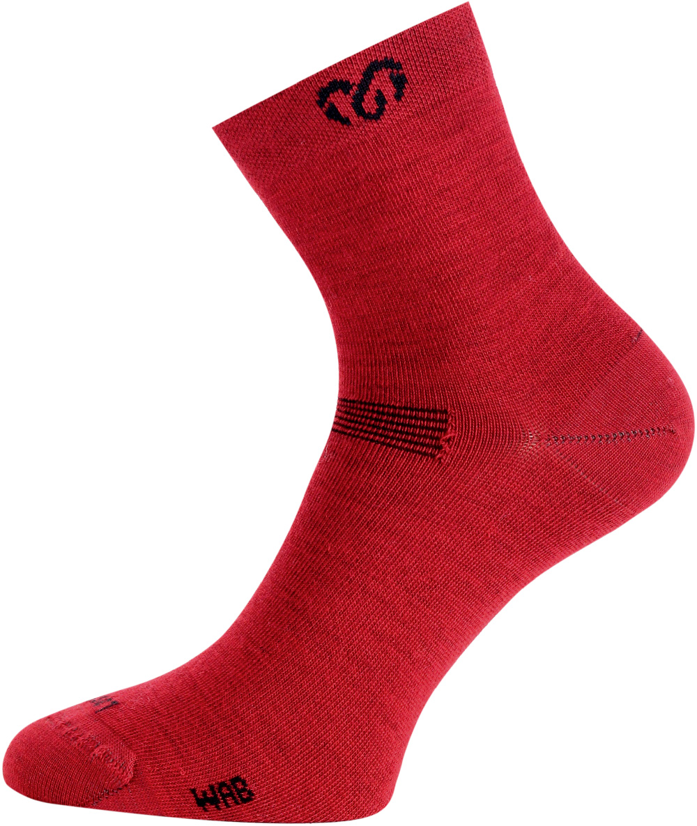 Lasting merino ponožky WAB 306 červené Veľkosť: L