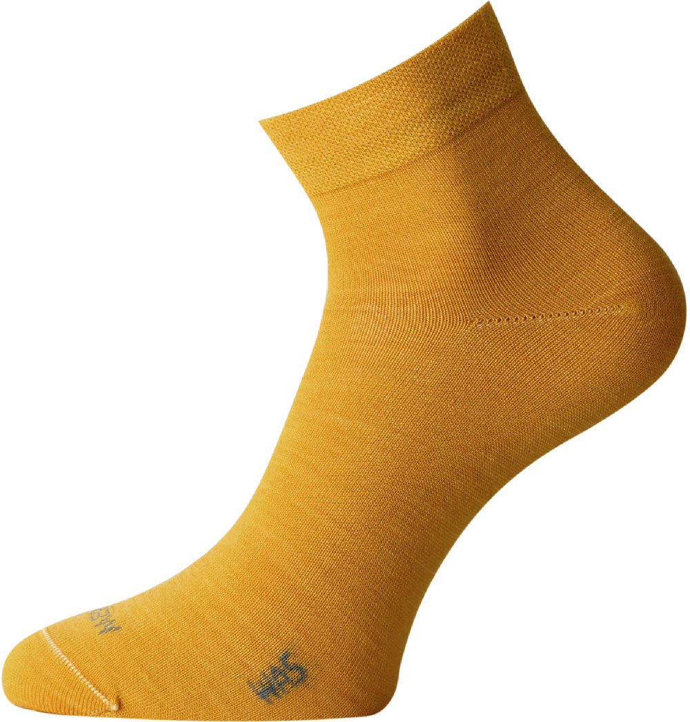 Lasting merino ponožky WAS 208 horčicové Veľkosť: L