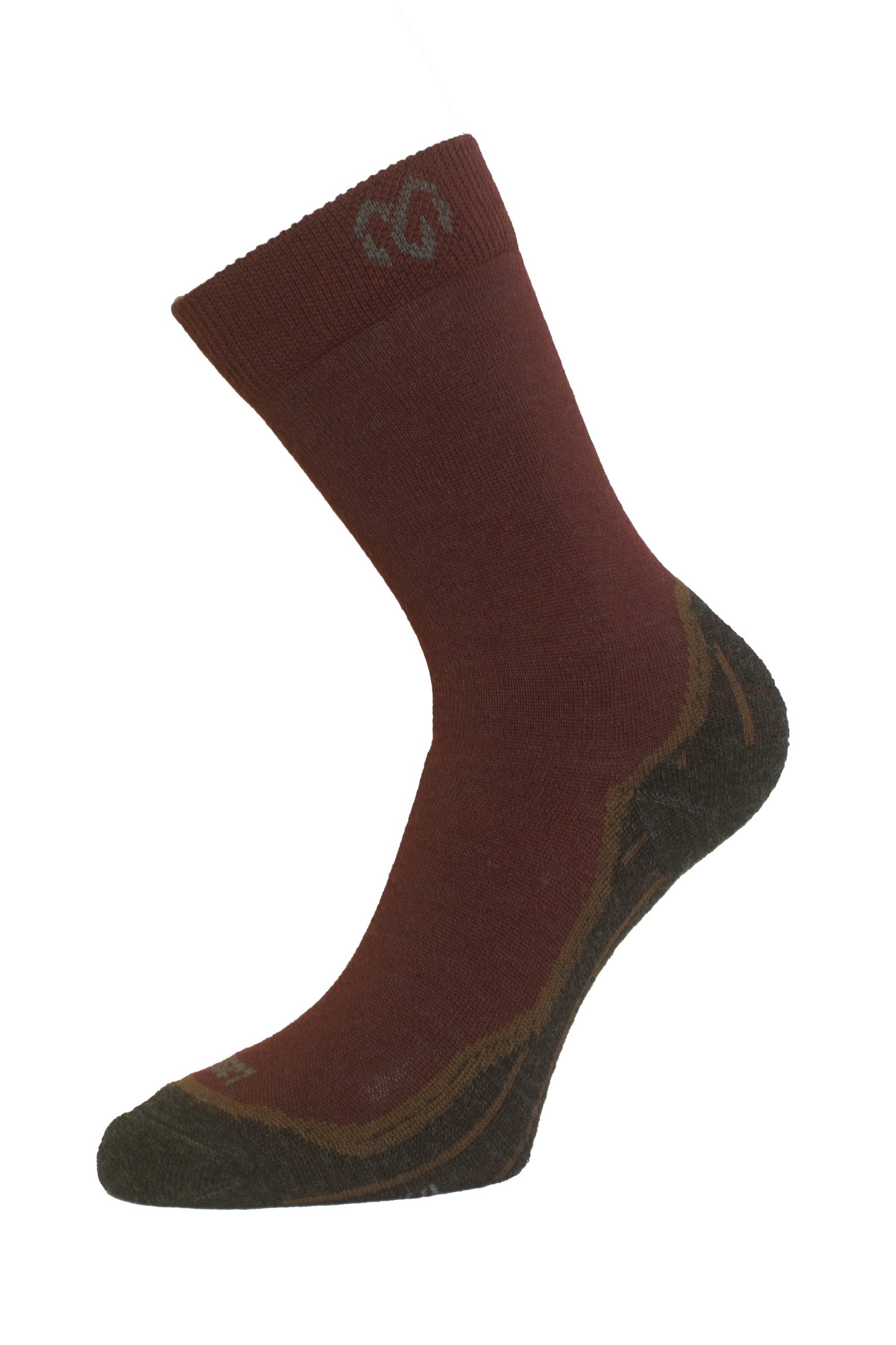 Lasting merino ponožky WHI 388 vínová Veľkosť: M