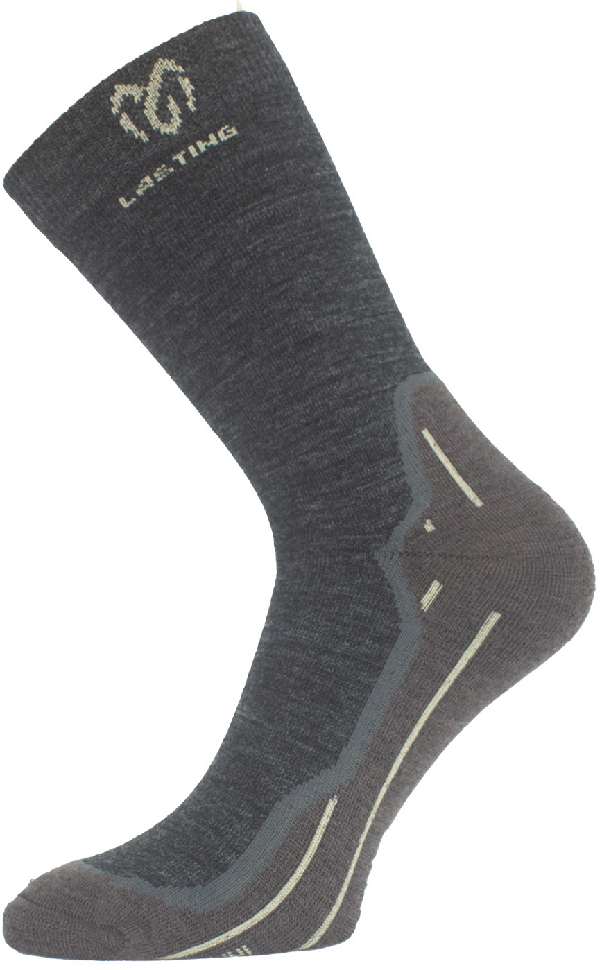 Lasting merino ponožky WHI 871 hnedá Veľkosť: L
