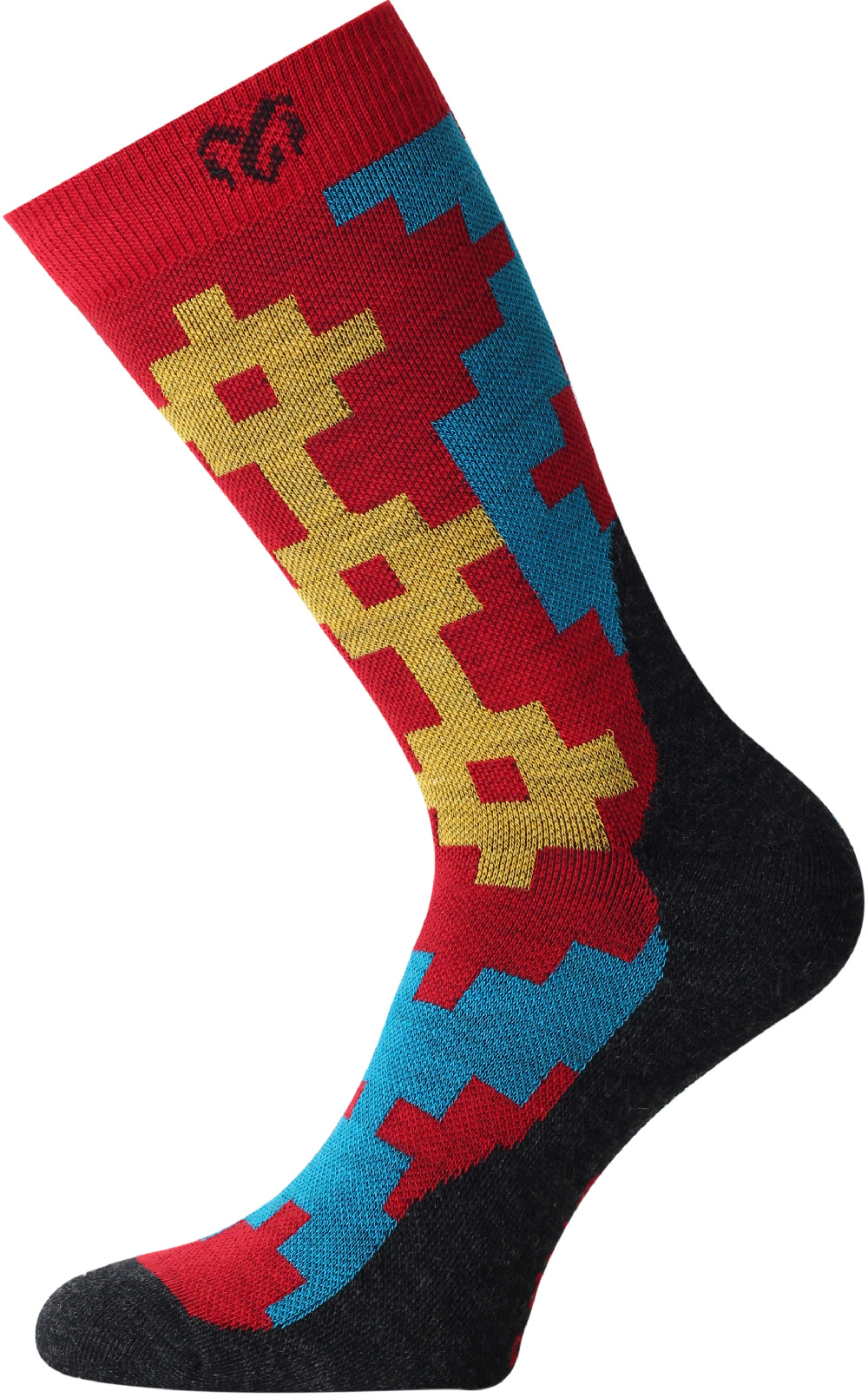 Lasting merino ponožky WHP 306 červené Veľkosť: L