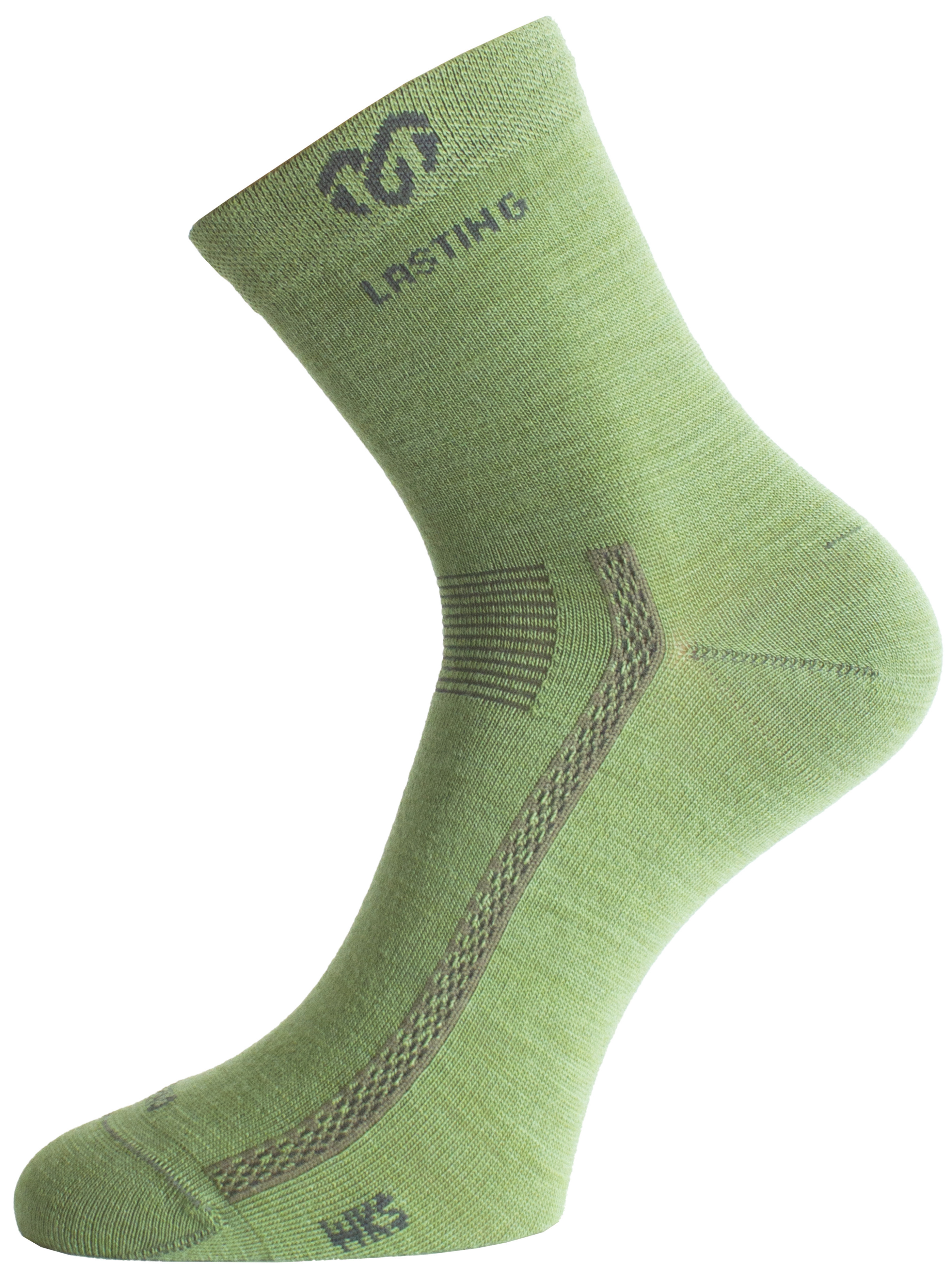 Lasting merino ponožky WKS 608 zelené Veľkosť: M