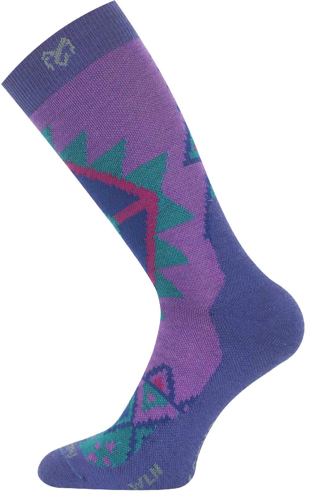 Lasting merino ponožky WLN 400 fialová Veľkosť: M