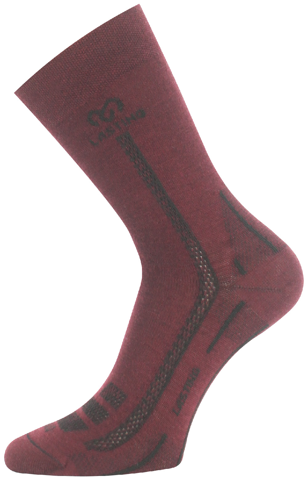 Lasting merino ponožky WLS 380 vínovej Veľkosť: XL