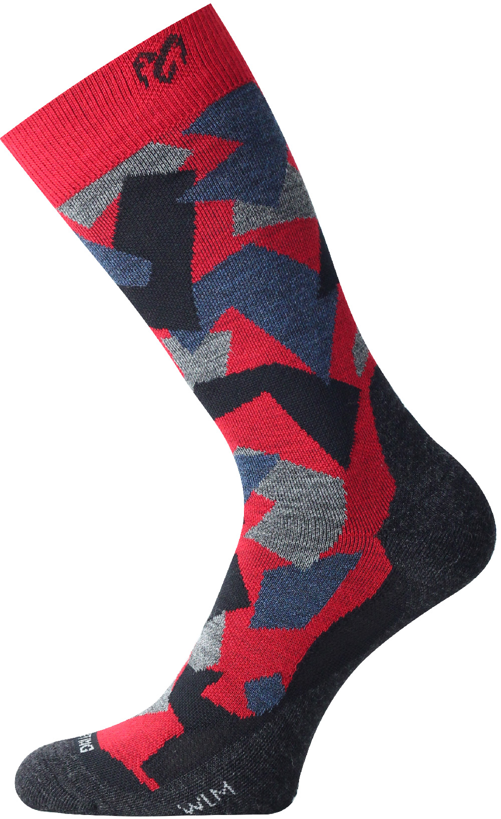 Lasting merino ponožky WOM 306 červené Veľkosť: S