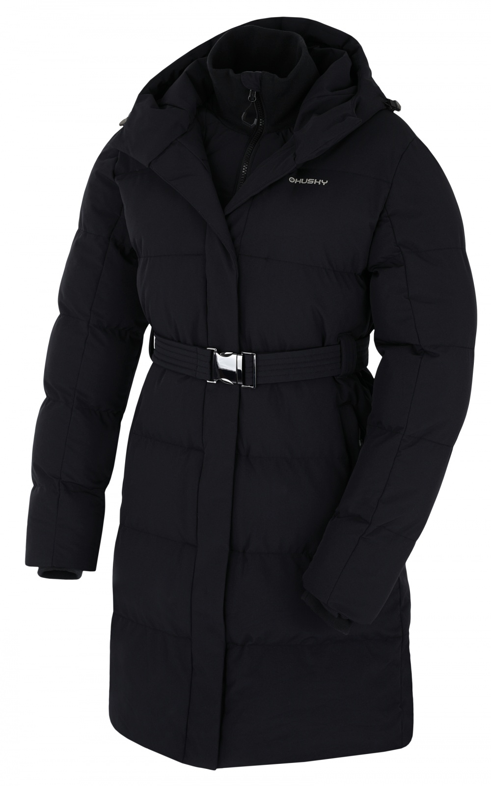 Husky Dámsky hardshellový plnený kabát Nerine L black Veľkosť: XL