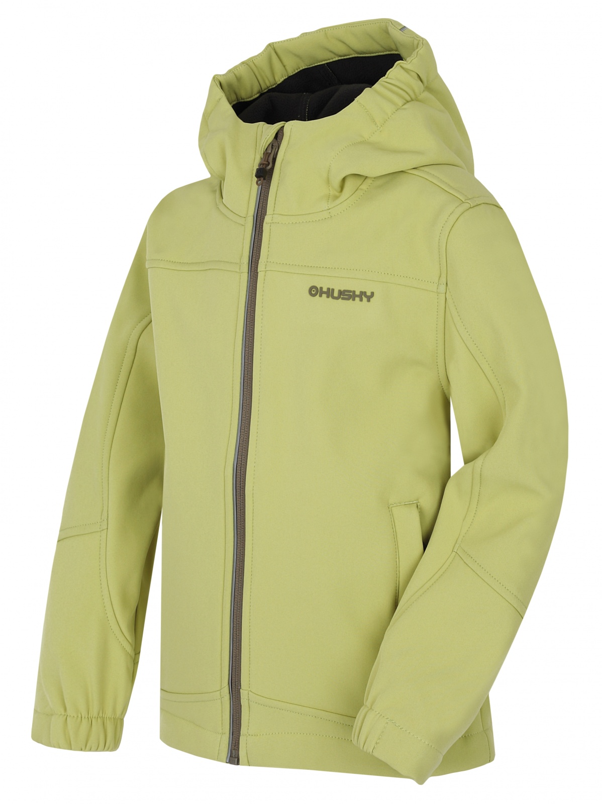 Husky Detská softshell bunda Simbo K light green Veľkosť: 128