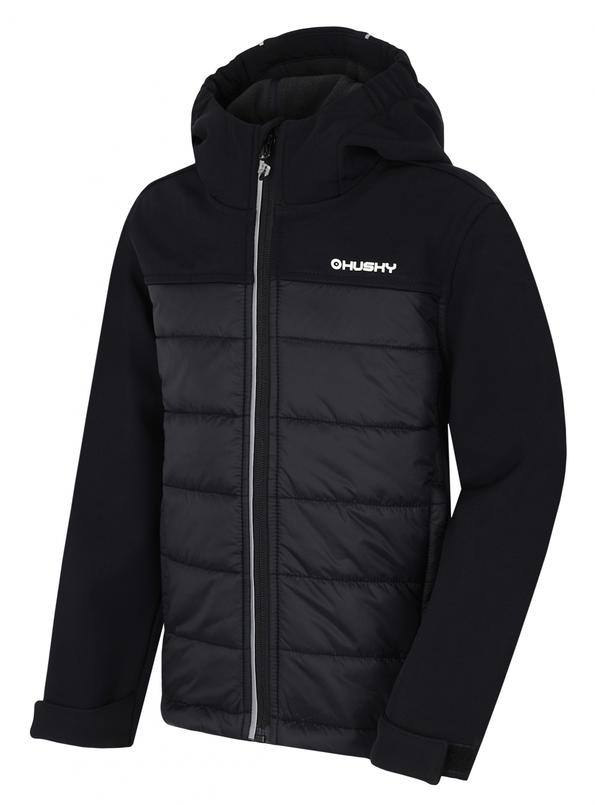 Husky Detská softshell plnená bunda Swany K black Veľkosť: 146