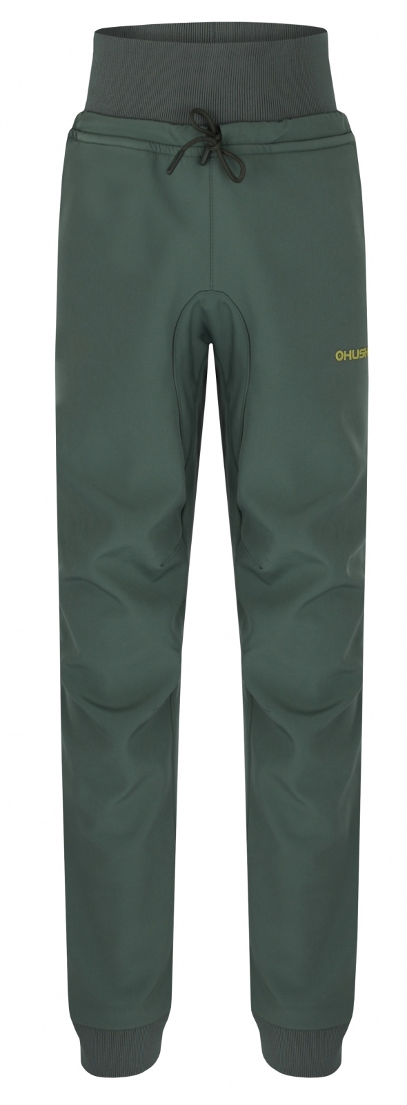 Husky Detské softshell nohavice Kanto K faded green Veľkosť: 152
