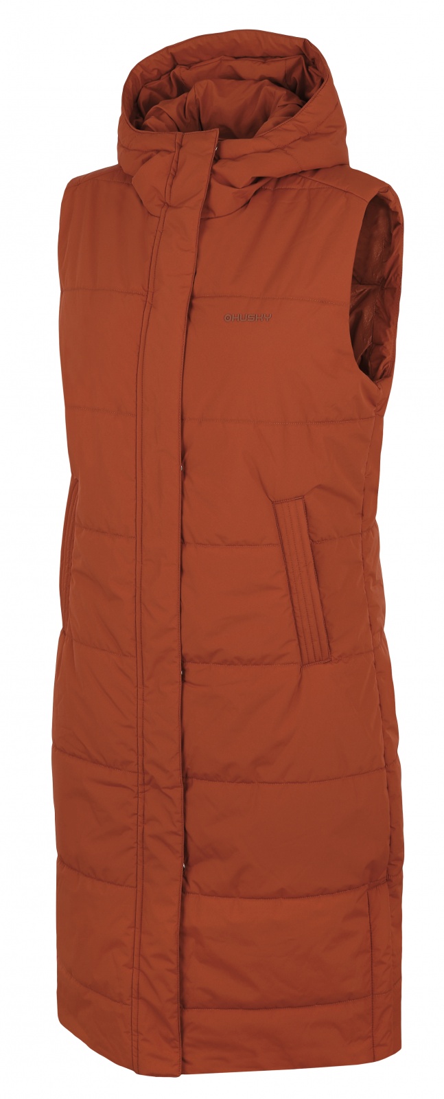 Husky Dámska hardshell vesta Nilo L faded orange Veľkosť: M