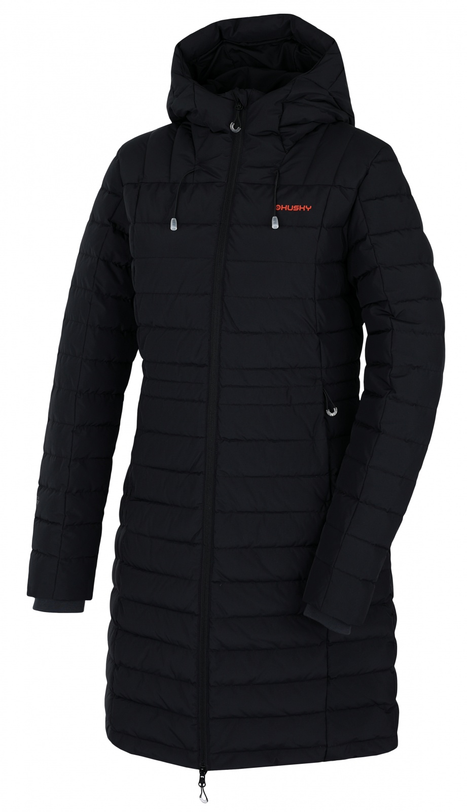 Husky Dámsky páperový kabát Daili L black Veľkosť: L dámsky kabát