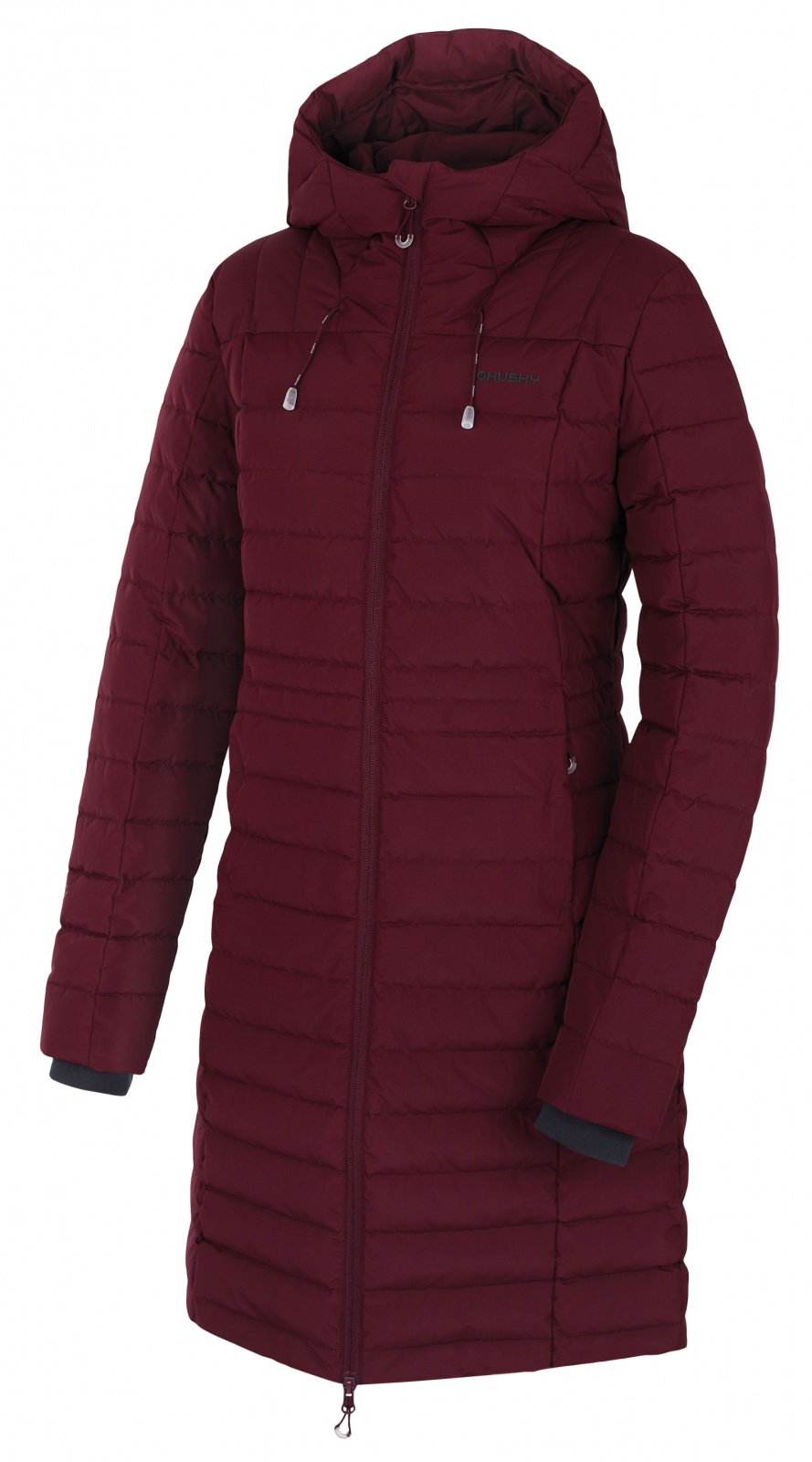 Husky Dámsky páperový kabát Daili L dark bordo Veľkosť: M