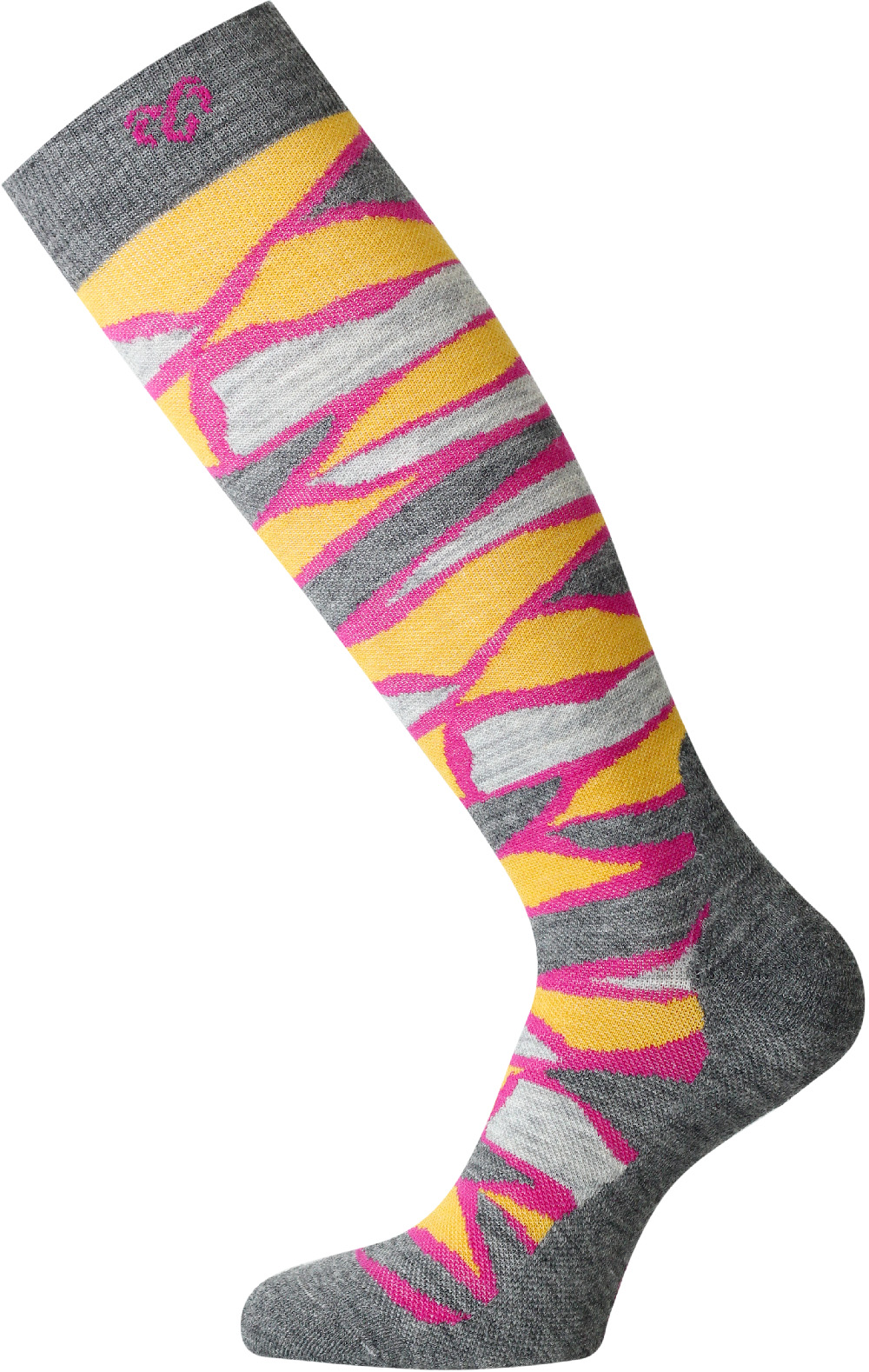 Lasting merino lyžiarske podkolienky SLJ 408 ružové Veľkosť: M