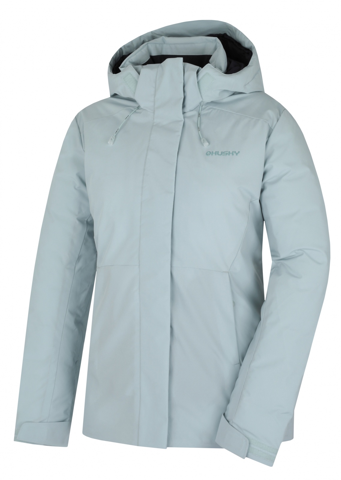 Husky Dámska hardshellová plnená bunda Nurme L light mint Veľkosť: L