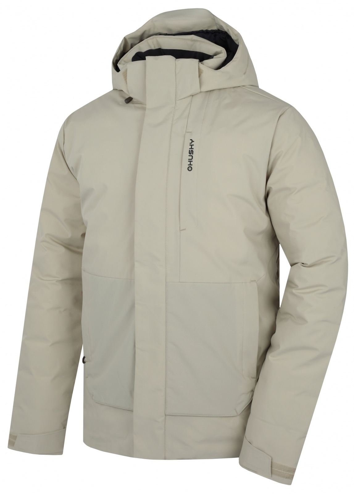 Husky Pánska hardshellová plnená bunda Nurme M beige Veľkosť: S