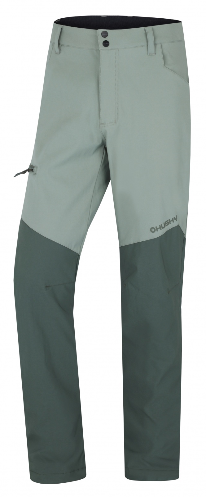 Husky Pánske softshellové nohavice Kavia M green Veľkosť: XXL