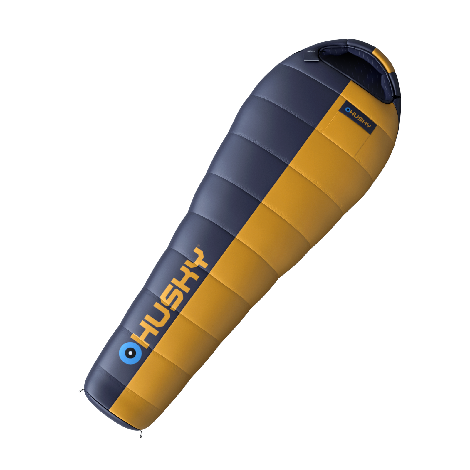 Husky Thermopro letný spacák Fuego -5°C blue/mustard Veľkosť: OneSize