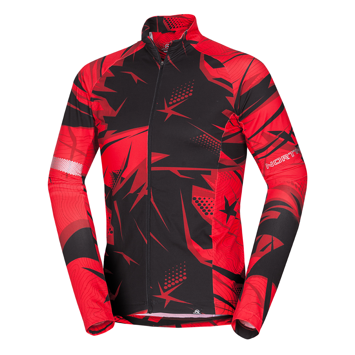 Northfinder BUKOVEC 1 pánska mikina MI-36251SKP-433 redprint Veľkosť: XL 8584153649337