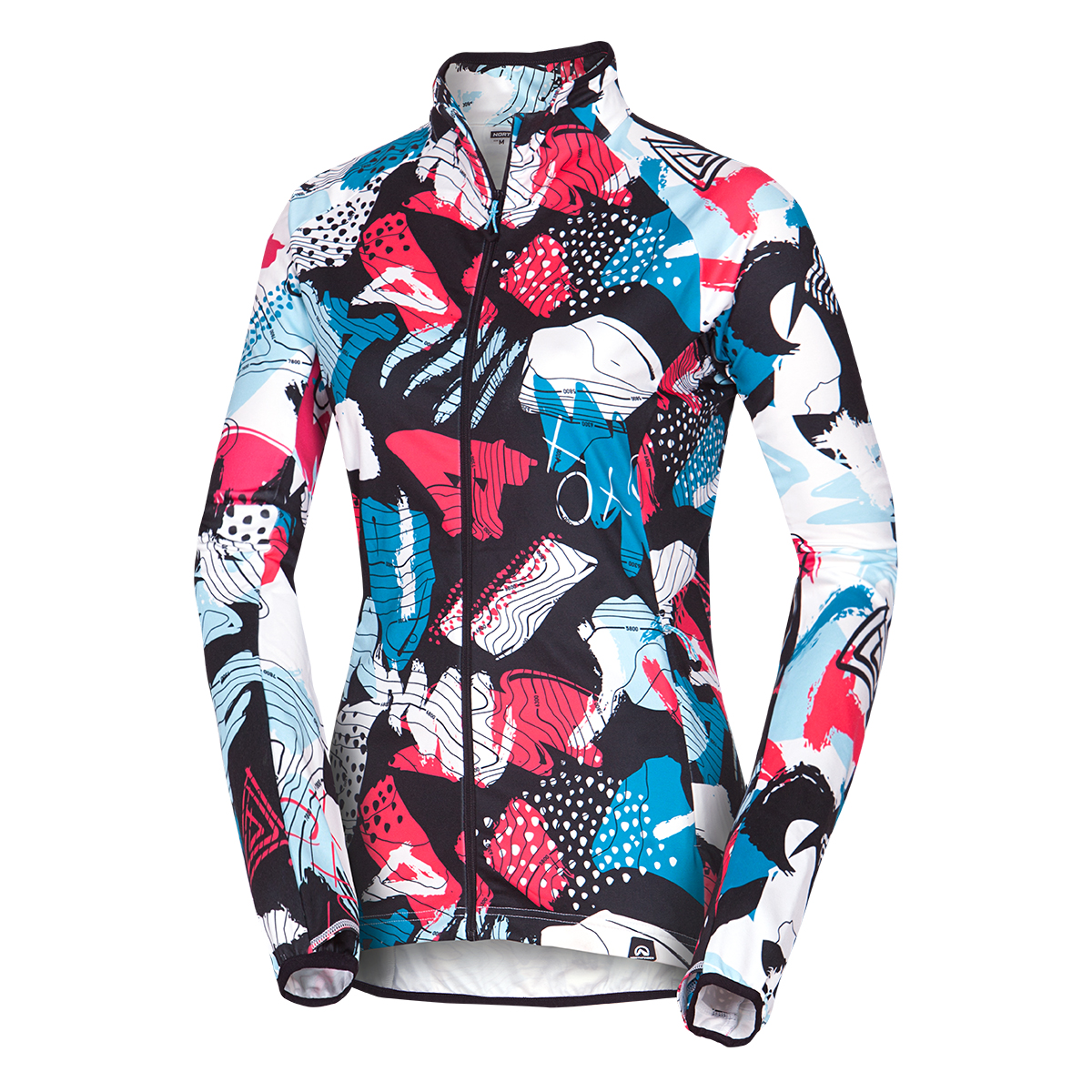 Northfinder ZLIECHOVA 2 dámska mikina alloverprint MI-46252SKP-638 Veľkosť: S 8584153649481