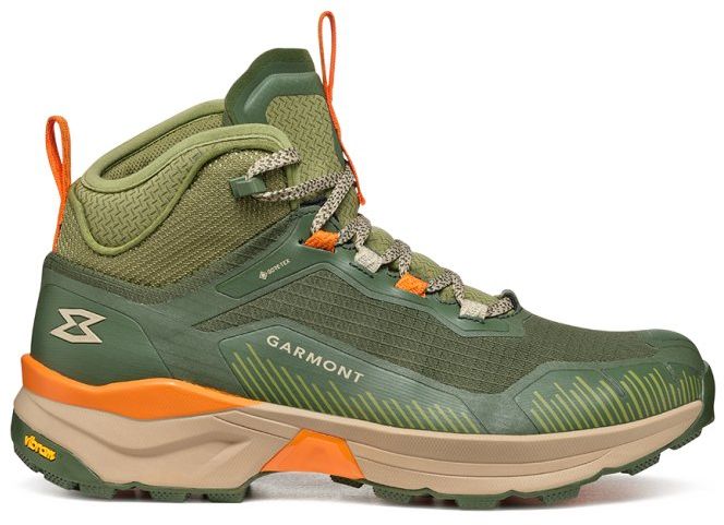 Garmont 9.81 ENGAGE MID GTX quadrifolium green/peel orange Veľkosť: 46