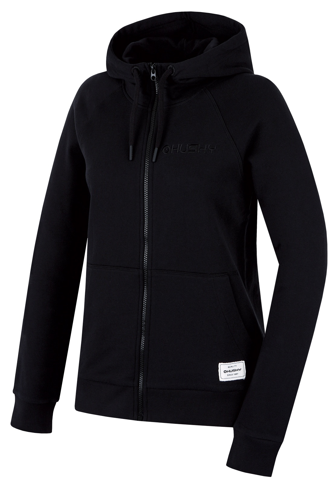 Husky Dámska bavlnená mikina Brool L black Veľkosť: L