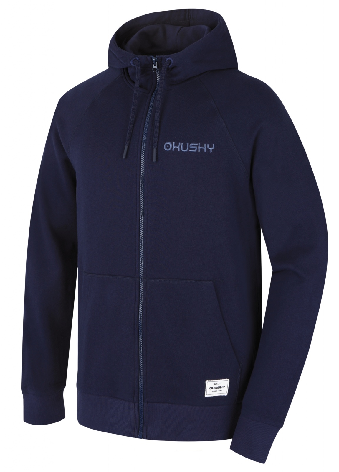 Husky Pánska bavlnená mikina Brool M dark blue Veľkosť: XL