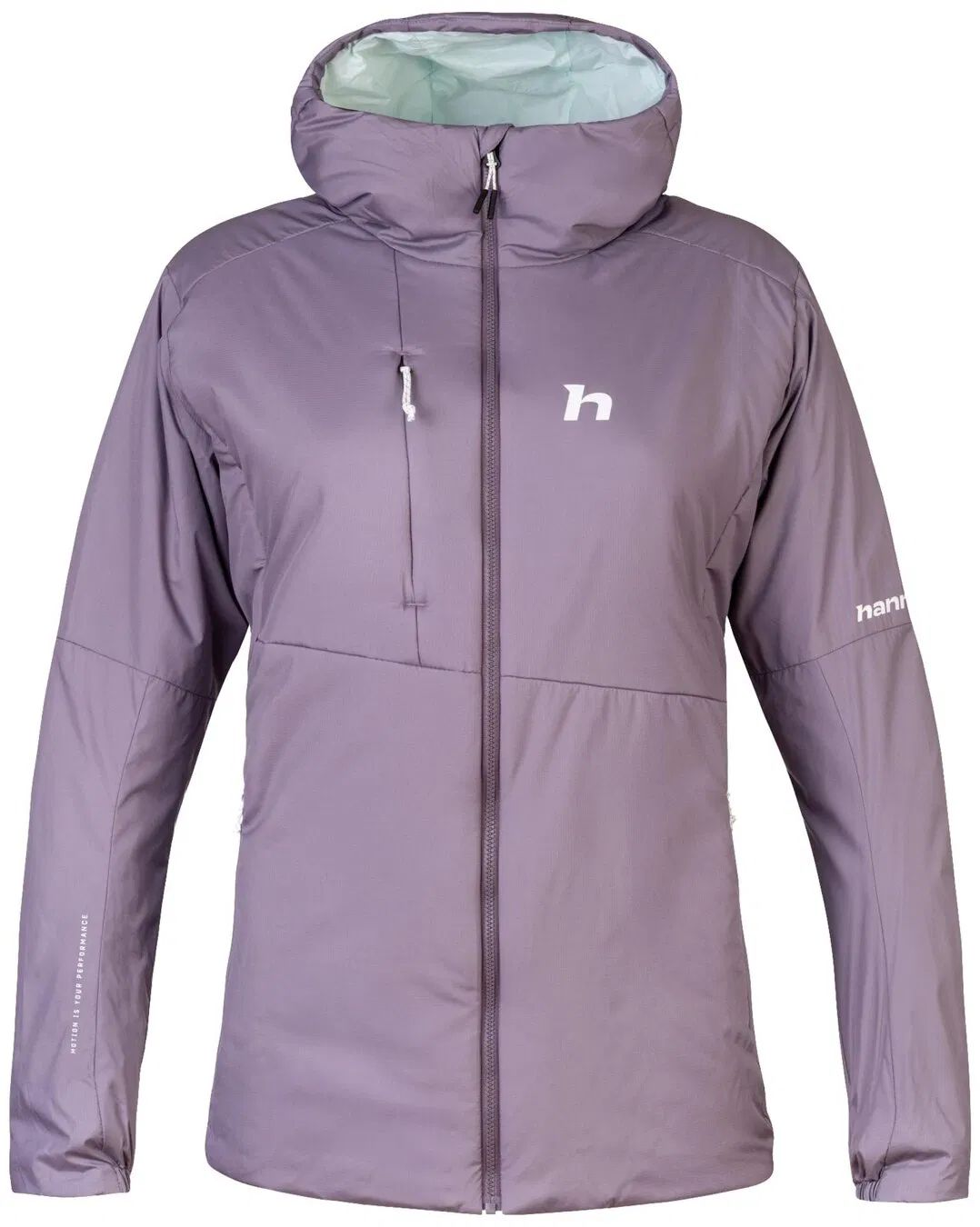 Hannah TAYA HOODY gray ridge Veľkosť: 38