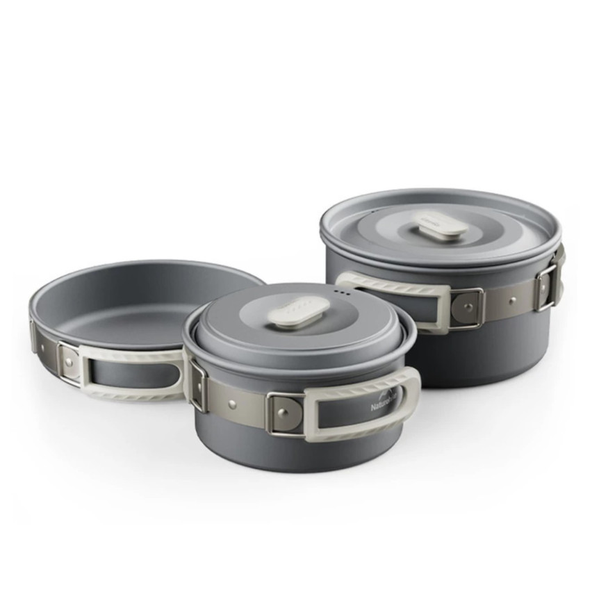 Naturehike riad Sada pre 2-4 osoby (hrnce + panvica) var. 1. - 750g