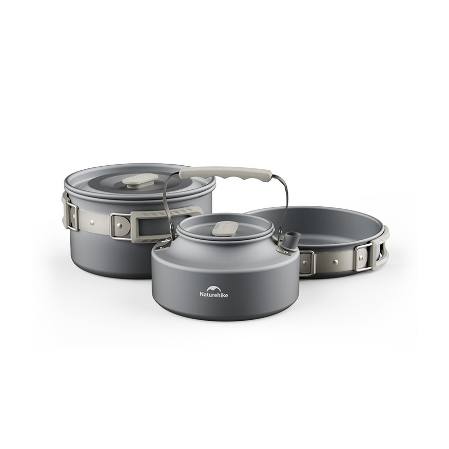 Naturehike riad Sada pre 2-4 osoby (kanvica + hrniec + panvica) var. 2. - 730g