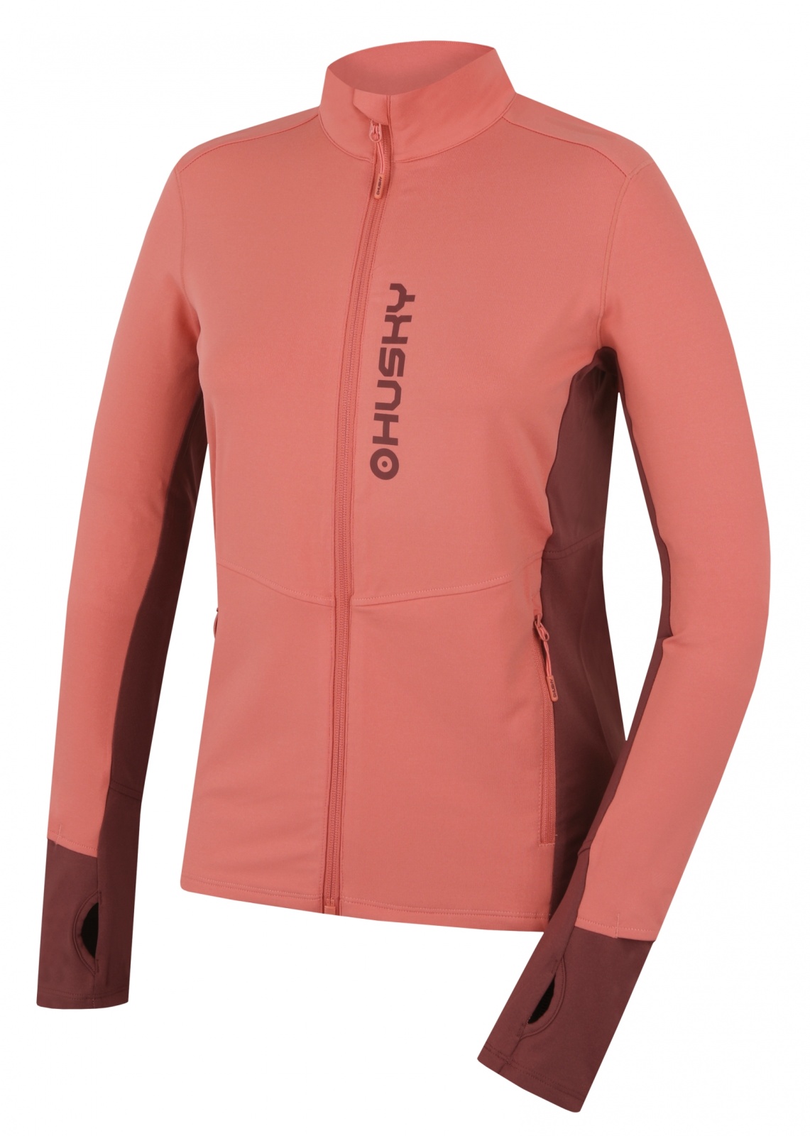 Husky Dámska mikina so zipsom Tame zips L orange Veľkosť: XXL