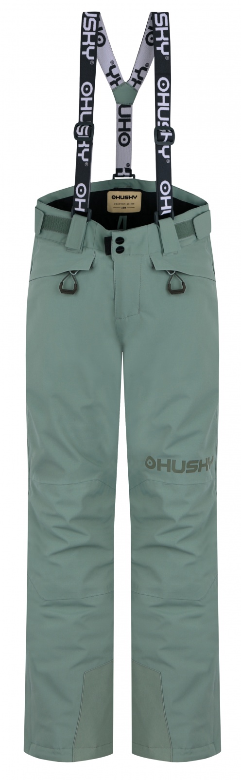Husky Detské lyžiarske nohavice Gunis Kids faded green Veľkosť: 134