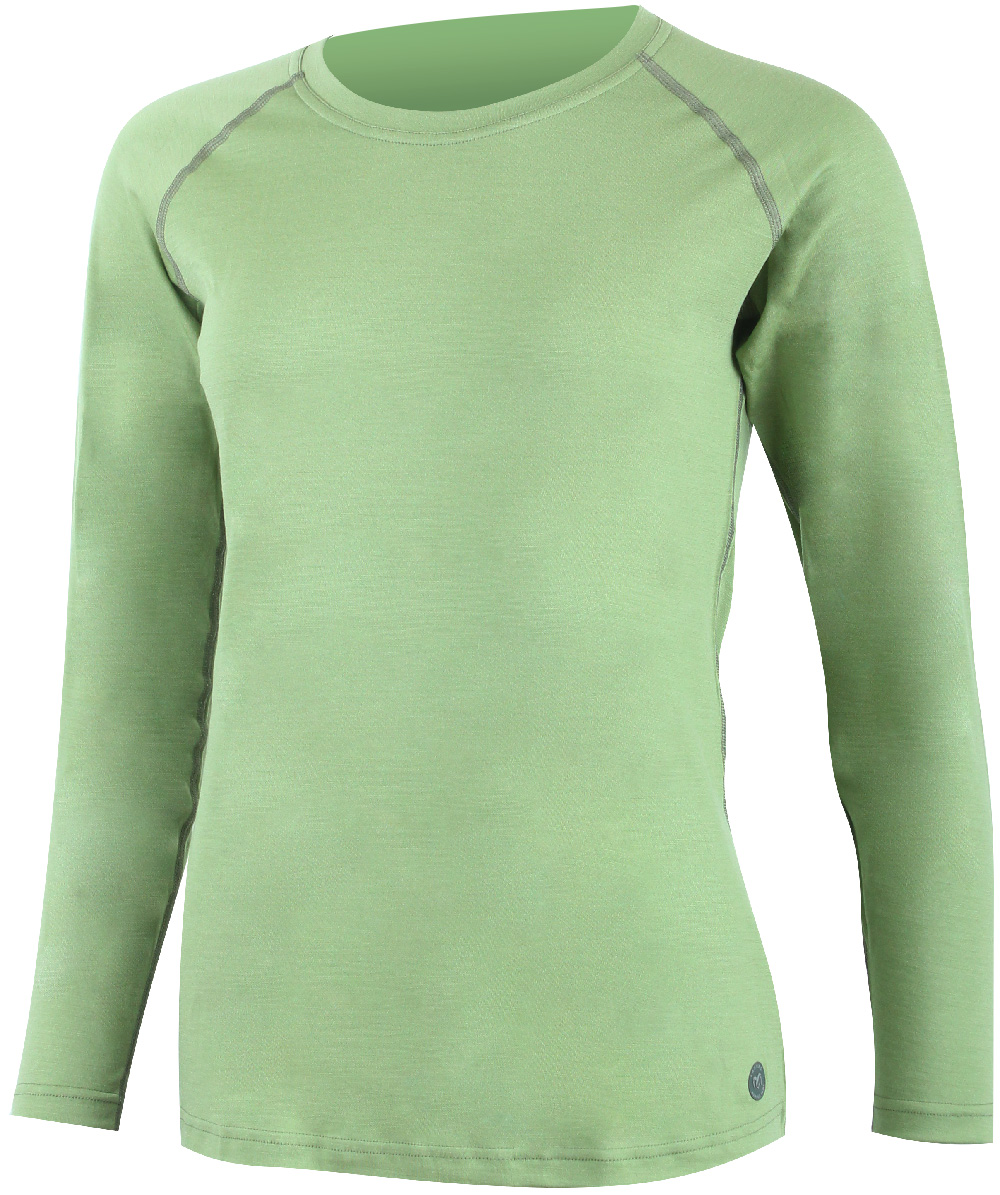 Lasting dámske merino tričko ATILA 6160 zelené Veľkosť: L