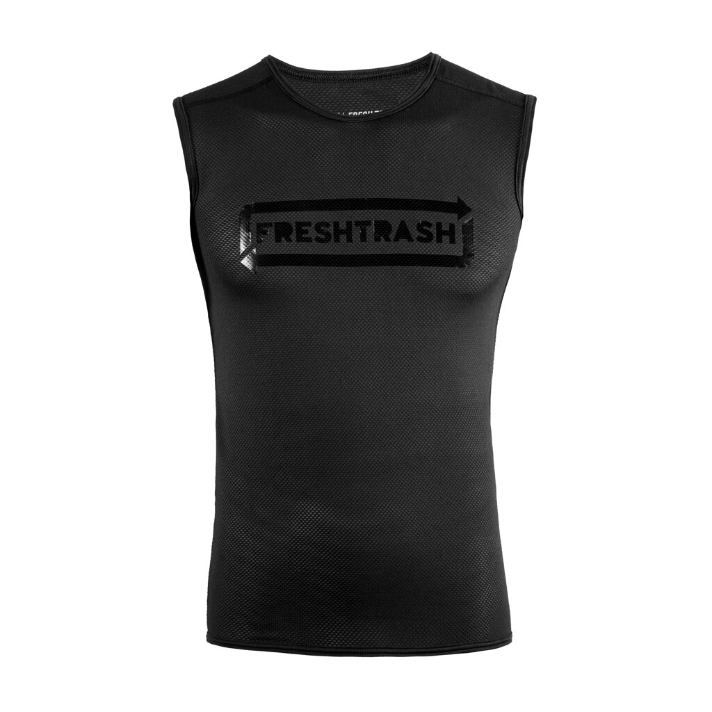Fresh Trash MEN'S CONVERT JERSEY NO SLEEVE TRUE BLACK Veľkosť: XL