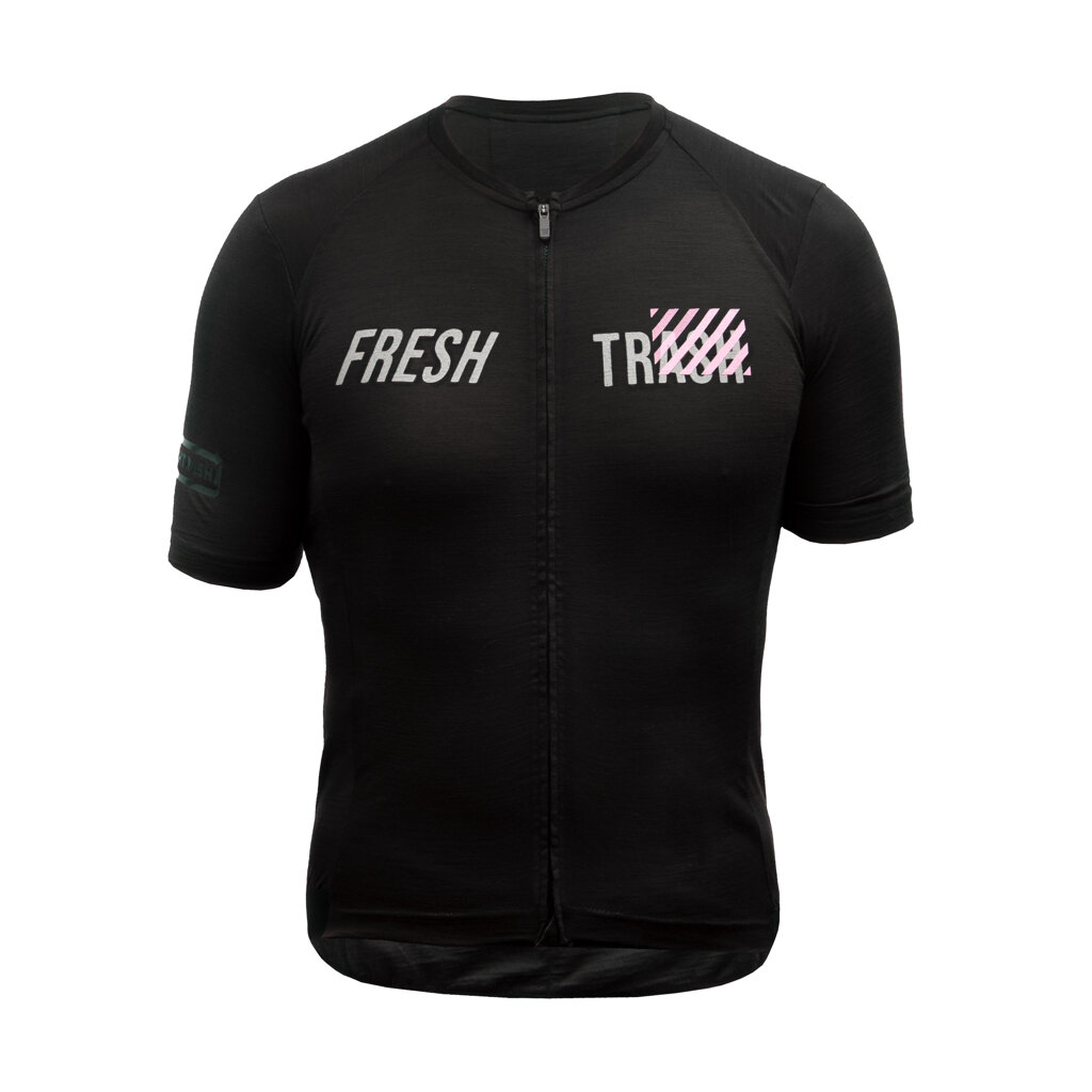 Fresh Trash MEN'S LITE MERINO EVO JERSEY TRUE BLACK Veľkosť: M