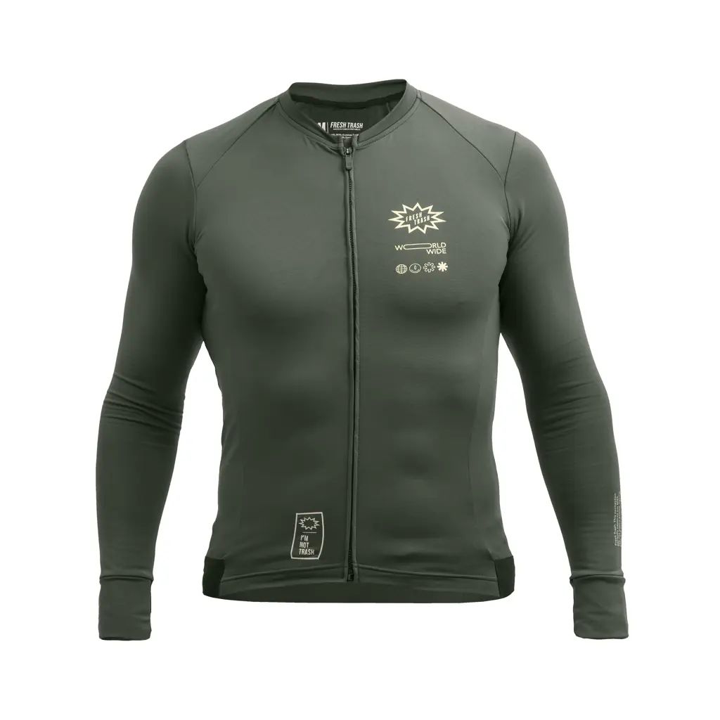 Fresh Trash MEN'S SIGNATURE THERMO JERSEY OLIVE GREEN Veľkosť: L