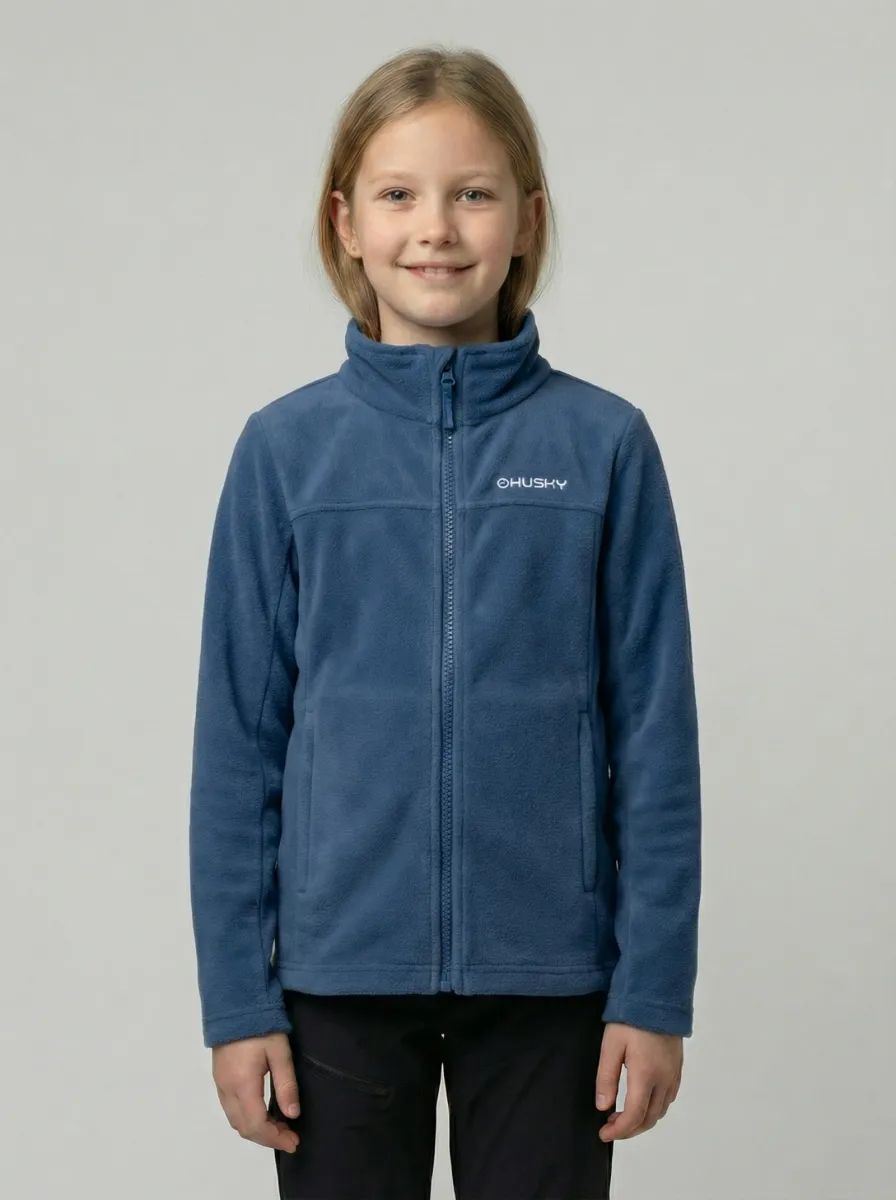 Husky Detská fleecová mikina Aflee K blue Veľkosť: 152