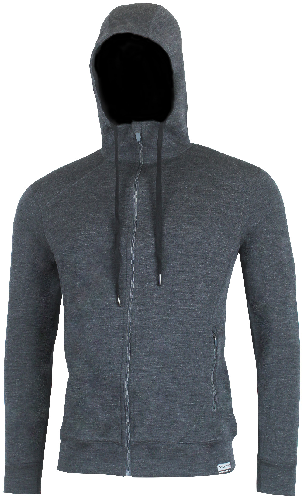 Lasting pánska merino mikina KARMIN 8169 sivá Veľkosť: L 8595067928357