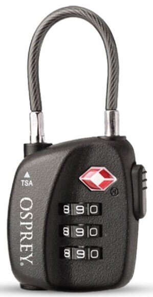Osprey TSA 3 Dial Cable Lock black 843820130058