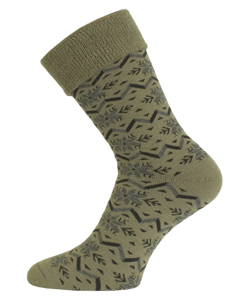 Lasting merino ponožky HMN 608 zelená Veľkosť: M