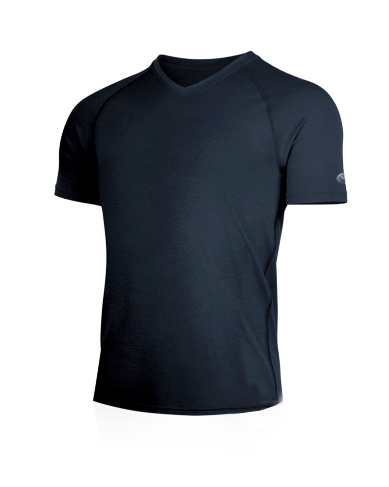 Lasting pánske merino tričko do V VIDO 9090 čierne Veľkosť: XL