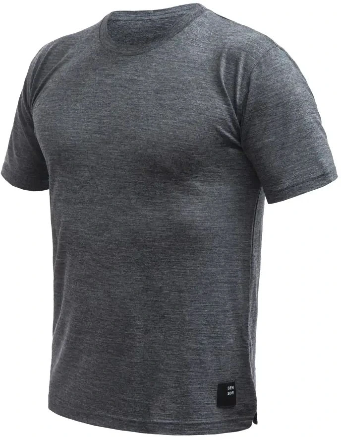 SENSOR MERINO LITE pánske tričko kr.rukáv anthracite gray Veľkosť: XXL 8592837112374