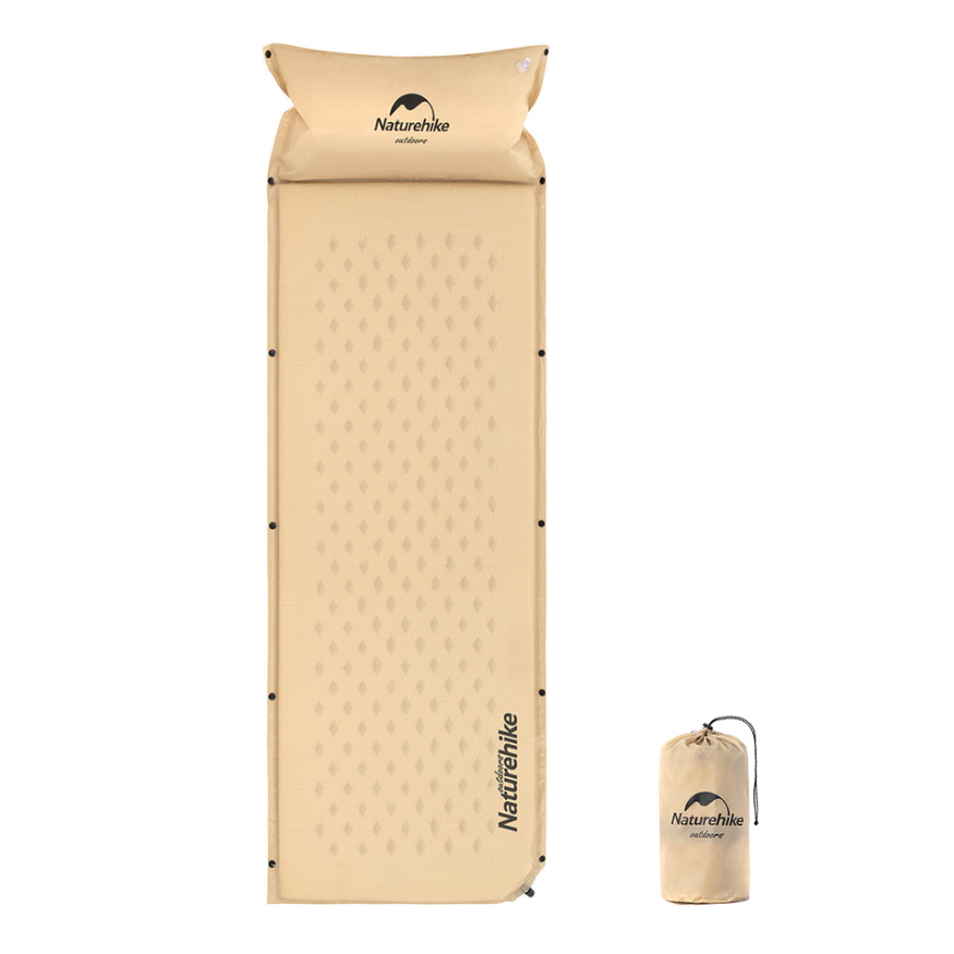 E-shop Naturehike samonafukovacia karimatka s vankúšom Base zlatá