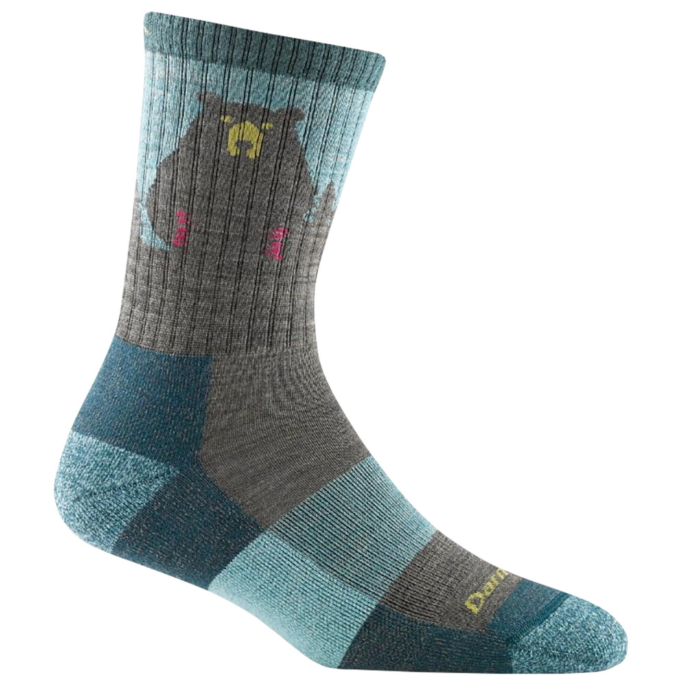 E-shop Darn Tough BEAR TOWN MICRO CREW LIGHTWEIGHT WITH CUSHION aqua