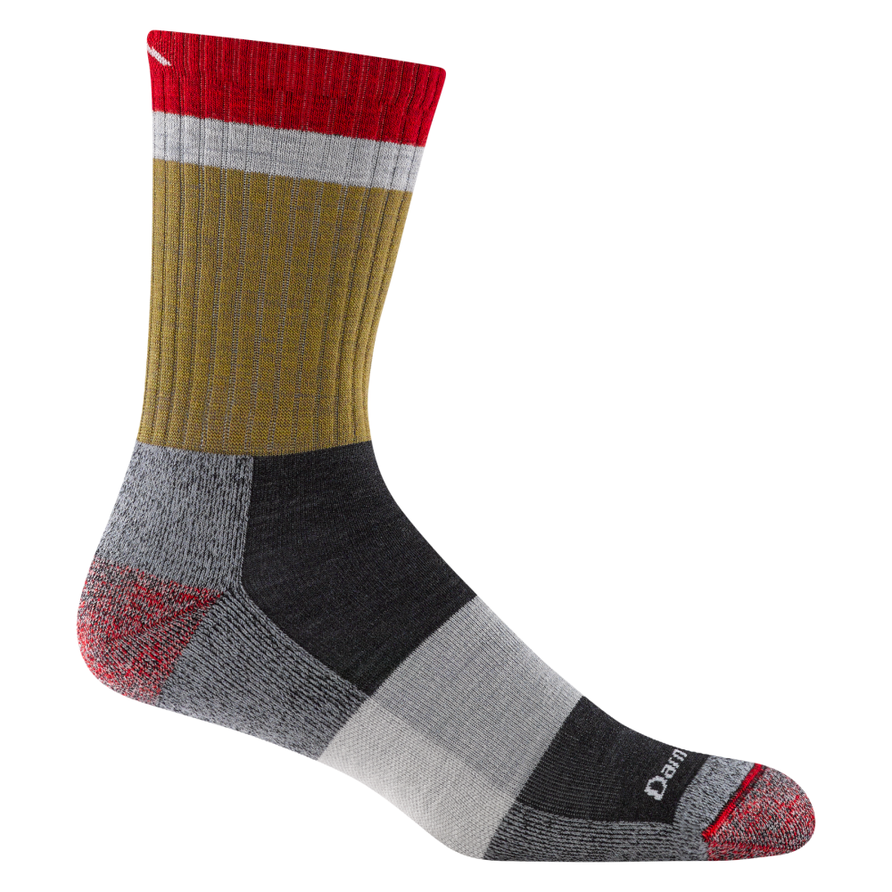 E-shop Darn Tough Heady Stripe Micro Crew Lightweight with Cushion Ash