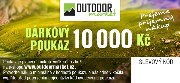 Outdoormarket Darčekový poukaz Hodnota: 10000
