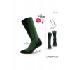 Lasting WSM 620 zelené vlněné ponožky