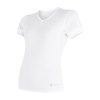 SENSOR COOLMAX AIR dámské triko kr.rukáv V-neck bílá